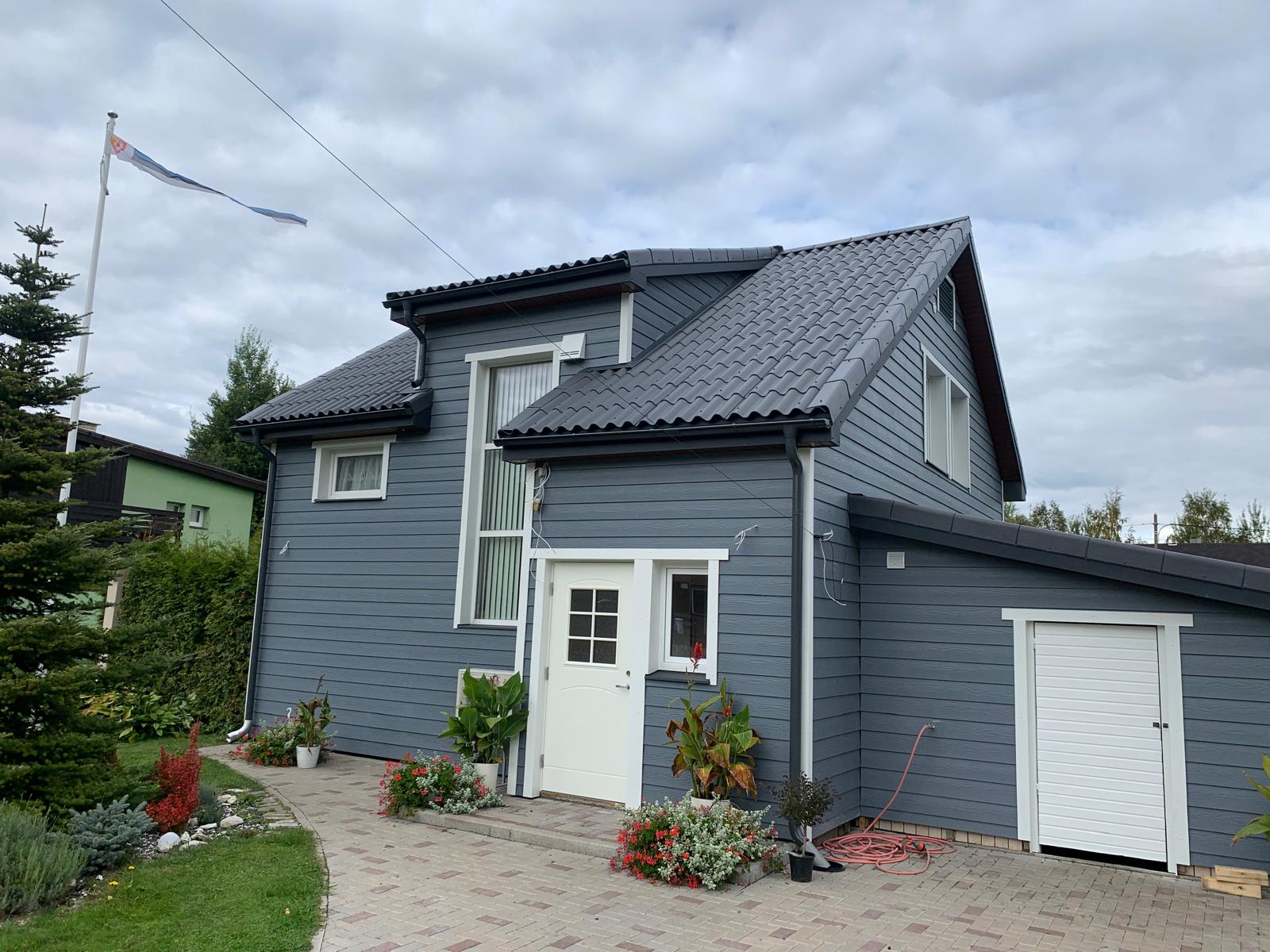Completed house at 6a Kesk Street in Sindi